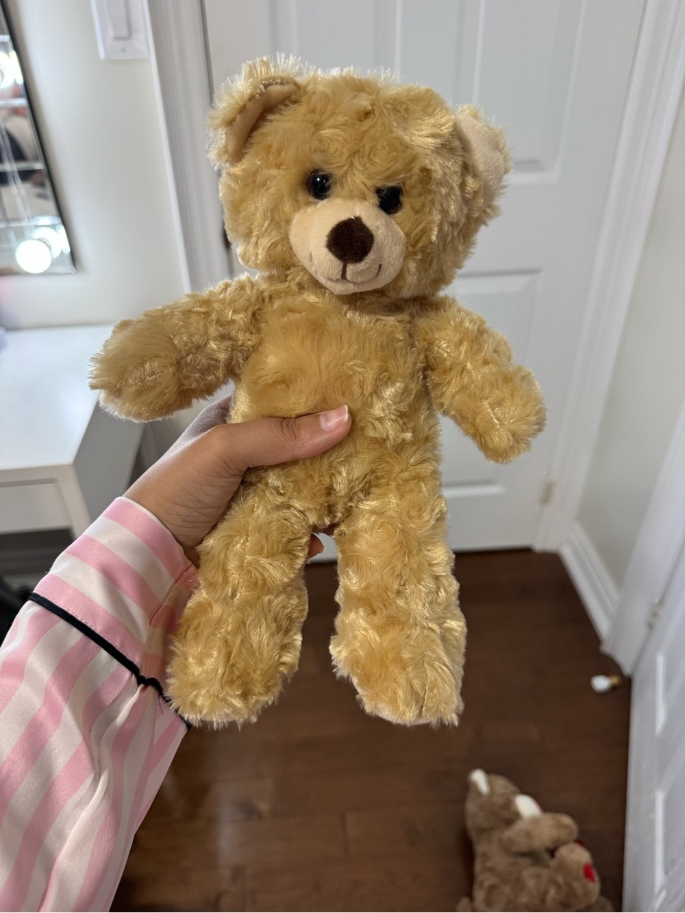 Plush Golden Brown Teddy Bear Soft Stuffed Toy - Kids Toys